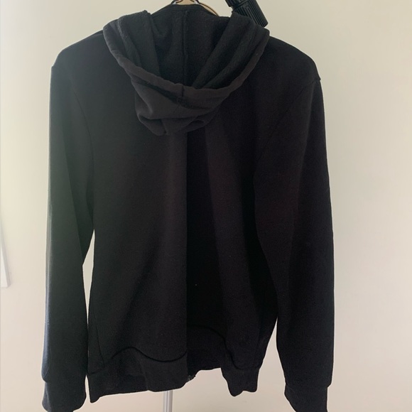 BLACK ZIPPERED SWEATER - Picture 2 of 6